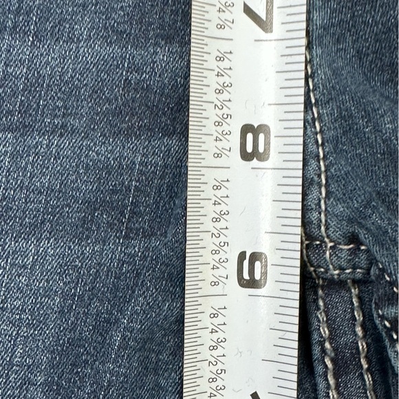 Vigoss Women’s Skinny Jeans Flap Embroidered Pockets Raw Hem Sz 6 - Picture 13 of 13